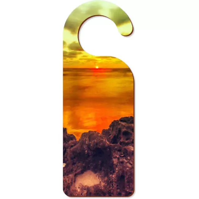 'Sunset Sea' 200mm x 72mm Door Hanger (DH00005129)