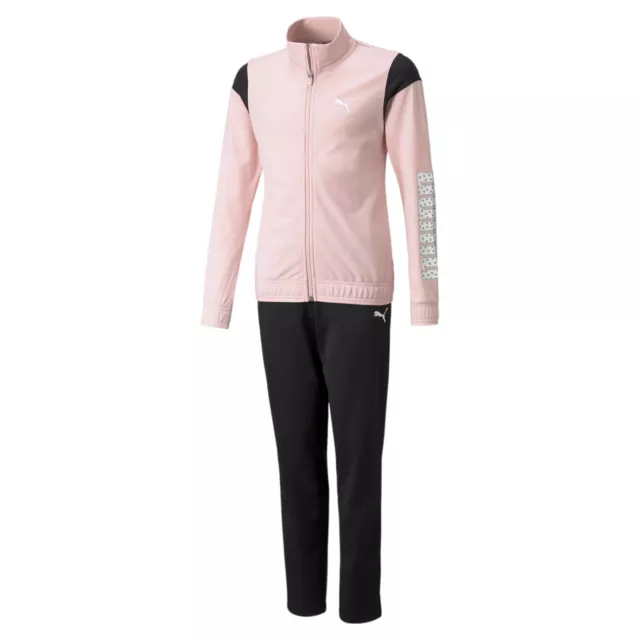 Puma Bambini Tricot Suit Op Gt Tuta Sportiva Completo Sportivo 589382 Rosa