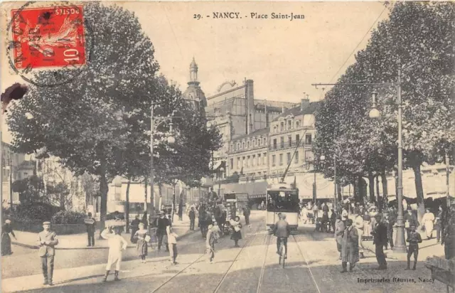 CPA 54 NANCY PLACE SAINT JEAN (animated CPA)