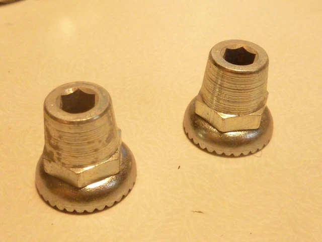 2 écrou Boulon pour axe de roue velo 9.5x100 algi