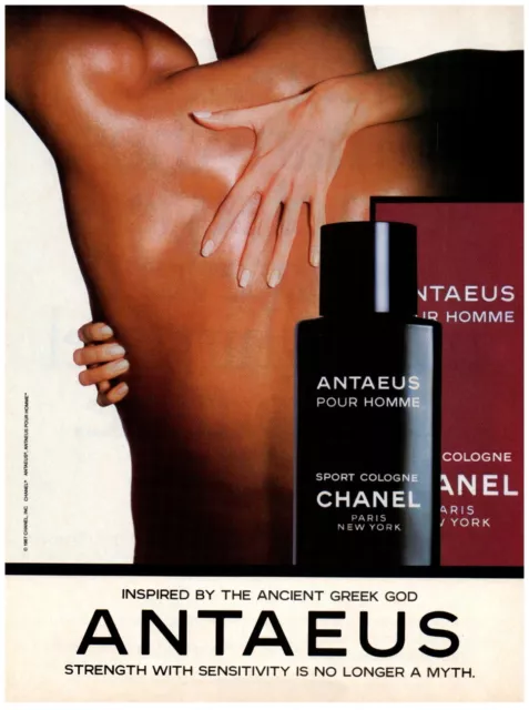 CHANEL ANTAEUS SPORT Cologne Sexy Man Gay Interest Vintage Print Ad 8x11  1987 $13.99 - PicClick