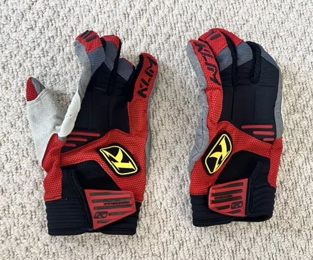 Klim Dakar Gloves - Red, Medium