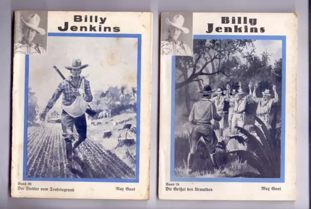 2 BILLY JENKINS Band 39+78/ DIETSCH-VERLAG-LEIPZIG 1934-9