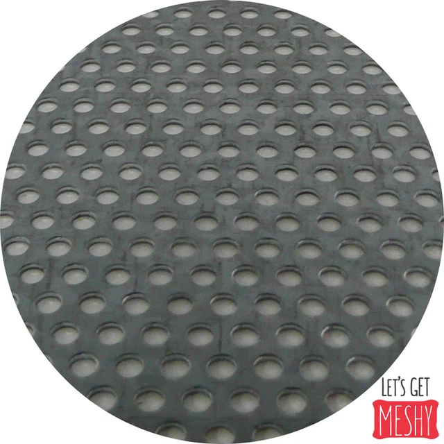 MILD STEEL PERFORATED Sheet 2m x 1m 1.5mm thick R3 T5 Bin 29