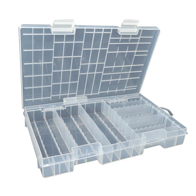 Hard Battery Storage Box Case Organizer Holder Container for AAA AA Batteries