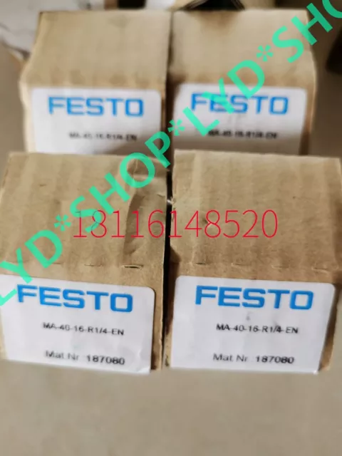 1pcs FESTO MA-40-16-R1/4-EN pressure gauge 187080