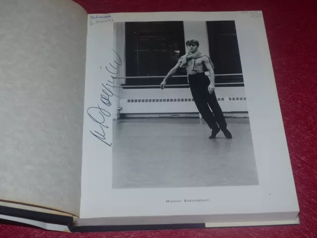 [Dance Ballet] Mickhail Baryshnikov Private View Abt Photos Eo 1st 1989 Signed