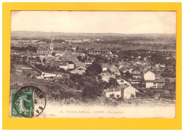 LAXOU (54) VILLAS & CHURCH in 1913