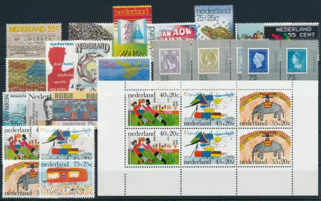 Netherlands Niederlande 1976 Year Set Complete incl. Miniature Sheets MNH