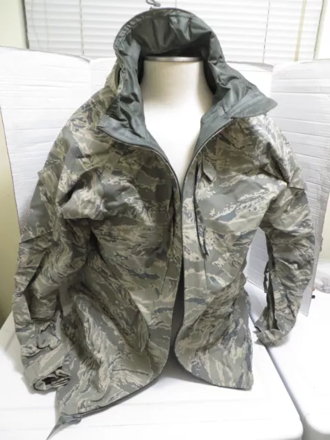 Large Long Cold Weather Camouflage Parka USAF pattern Gore-Tex Jacket ECWCS