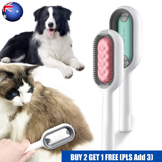 Pet Dog Cat Grooming Comb Brush Tool Removes Loose Undercoat Knots Hair Comb AU