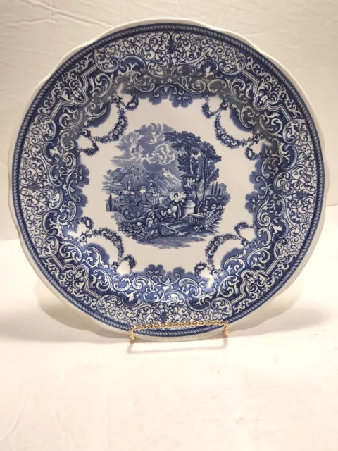 SPODE The Spode Blue Room Collection CONTINENTAL VIEWS 10 Inch Plate England