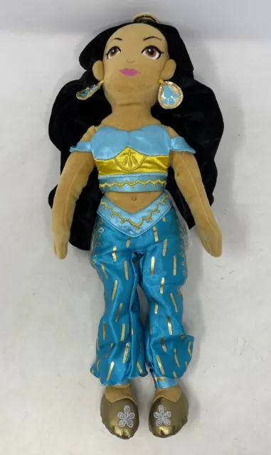 Walt Disney Theatrical Aladdin Jasmine Soft Stuffed Toy Plush Doll (L1) Princess