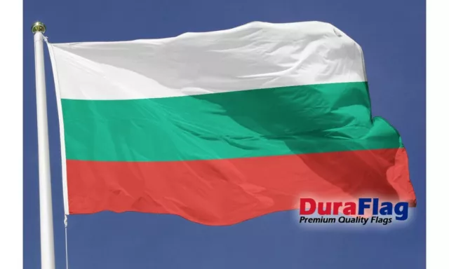 Bulgaria Dura Flag 5 x 3 FT - Heavy Duty Durable - Clips and Hooks