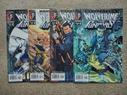 Wolverine Punisher Revelation 1 2 3 4 1-4 Marvel Knights Pat Lee