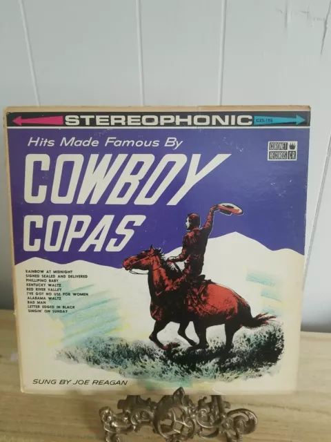 Rare sung by Joe Reagan - Hits Made Famous By Cowboy Copas LP- CXS-195