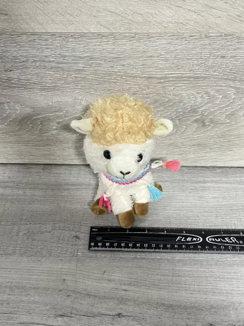 DAN DEE COLLECTORS Choice White W Brown Hair Llama Alpaca Stuffed Animal 18.82 PicClick AU