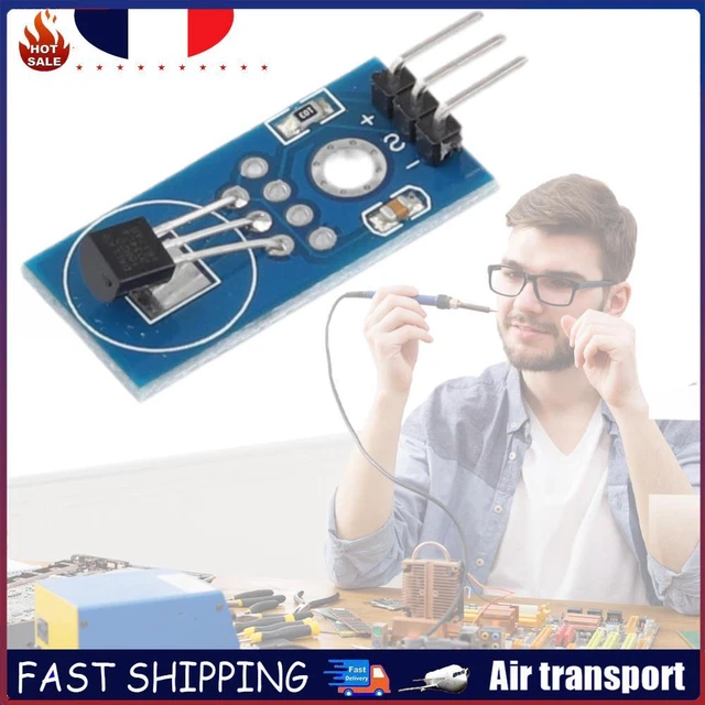 S# DS18B20 DS18B20 Temperature Sensor Module Durable DC5V Portable Use ...