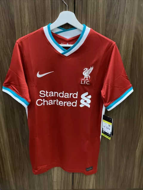 Offizielles Liverpool 2020/21 Heimshirt Herren Größe Small brandneu mit Etikett authentisch