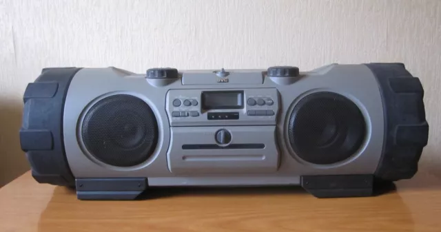 Jvc Rv - B90 Powered Woofer Cd System - Boombox Ghettoblaster