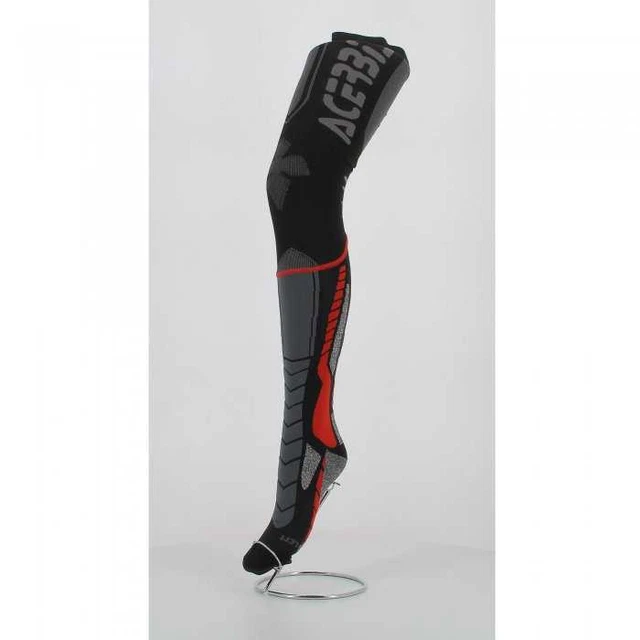 Acerbis X-leg Pro Socks Nero/rosso - GARANZIA ITALIA