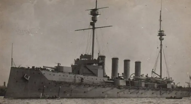 British Royal Navy RPPC Photo HMS Cochrane c.1910s