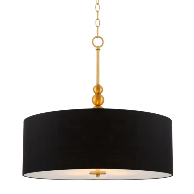 Kira Home Adelade 22" Modern 3-Light Drum Pendant Chandelier 3 colors are availa