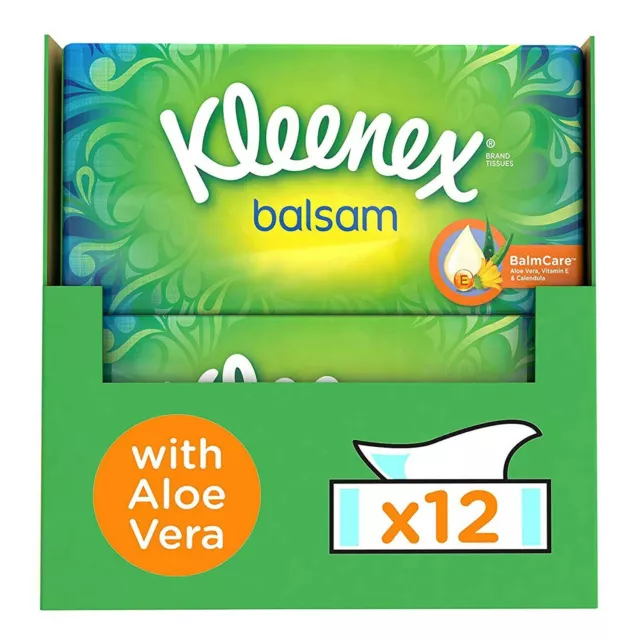 Kleenex Tissue Balsam, UltraSoft, Original or Collection - 12, 24, or 36 Boxes 2