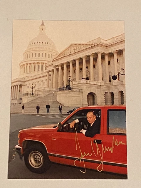 Senator Fred Thompson signed 5x7 photo w/letter signed from Senator Thompson