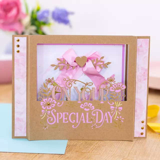 On Your Special Day Metal Cutting Dies Scrapbooking Paper Card Lace Edge Stencil 3