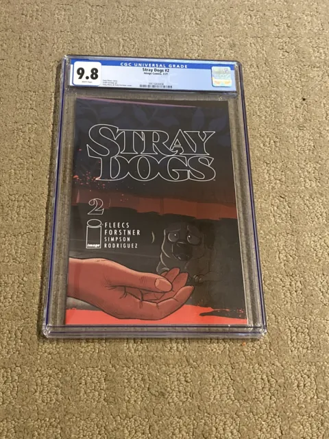 Stray Dogs 2 CGC 9.8 White Pages (Image Comics)