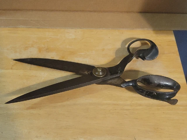 Rare Vintage R. Heinisch Tailor Scissors Sail Textile Dressmaker Shears 14.5 "