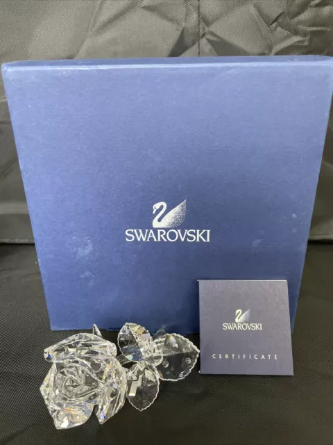 Swarovski Crystal 0174956 The Rose 7478 NR 000 001 Original Box