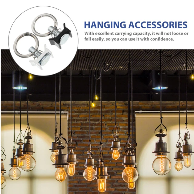 2 COUNT RING Hanging Audio Speaker Hook Surround Wall Mount Hanger £13.