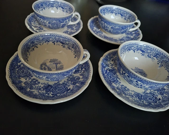 Tasses à Café Anciennes Rusticana Villeroy & Boch - Lot Multicouleur - Vintage