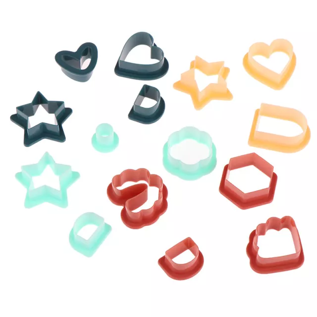 24Pcs/Set Polymer Earring Cutters Plastic Clay Cutter Jewelry Mold AccessoriY St