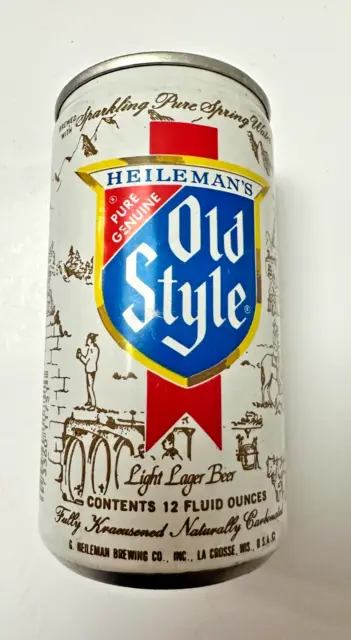 Vintage Heileman's Old Style Beer 12oz Can Aluminum La Crosse WI