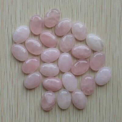 Wholesale 30pcs/lot natural rose quartz stone Oval CAB CABOCHON beads 13x18mm