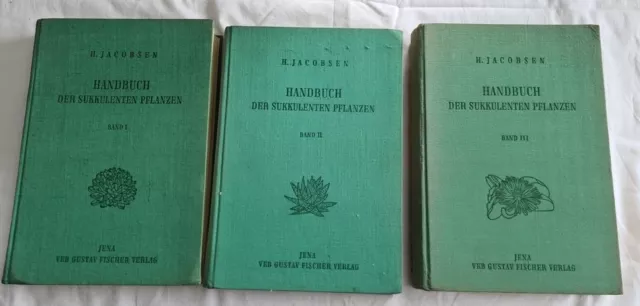 Handbuch der sukkulenten Pflanzen, Jena Veb Gustav Fischer Verlag - Great Cond