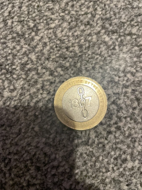 £2 Two Pound Coin (1807) Abolition of Slavery 2007 RARE With Mint Errors