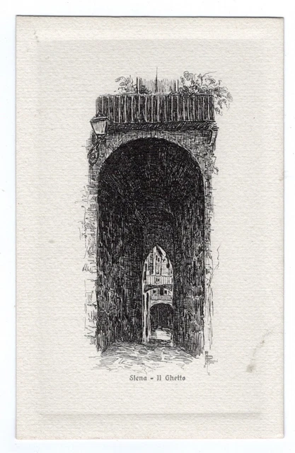 Siena  Il  Ghetto   Cartolina Nr 16  Ill.  Petrucci  Ediz.giuntini Nv
