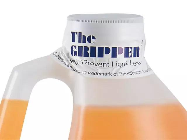 The Gripper Helps Prevent Liquid Leaks Seal 1.25" x 6" 250 secure liquids