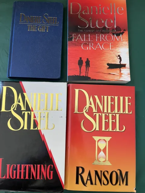 Danielle Steel 4 Book Bulk Lot  - Romance, Drama, Women's Fiction