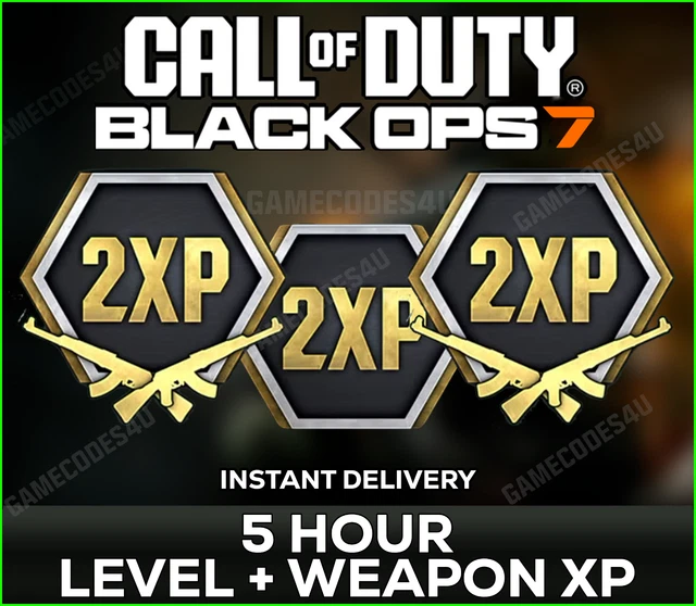 CALL OF DUTY Black Ops 7 BO7 🔥 5 Hours Double Level + Weapon XP 2XP ...