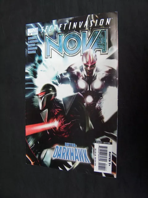NOVA Enter: DARKHAWK Nov 2008 Marvel Comic Book # 17 Secret Invasion T Teen VF-