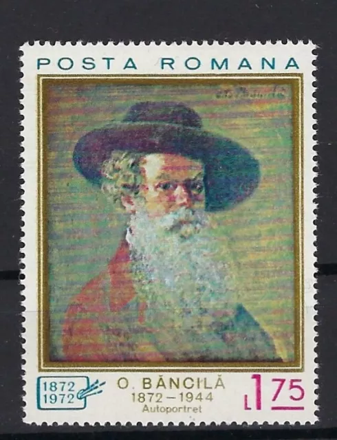 Romania 1972 - Self Portrait by Octav Bancila - MNH