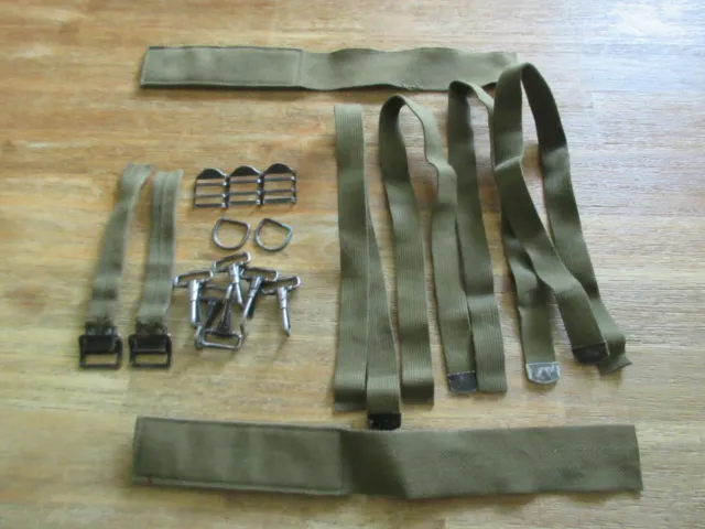 Army Suspender Webbing Beschläge Koppeltragegestell Reparatur Set WK2 WWII