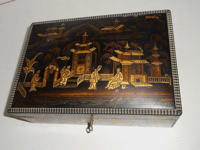 Ancien coffret à bijoux - Les Meubles d'avant