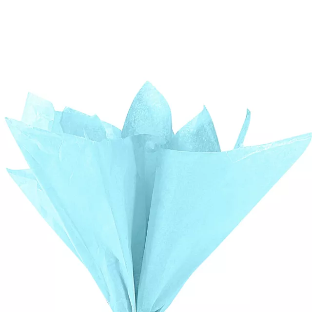 Cadeau Enveloppe Tissue Papier Clair Bleu pour Cadeau Sacs Fête 50 Feuilles