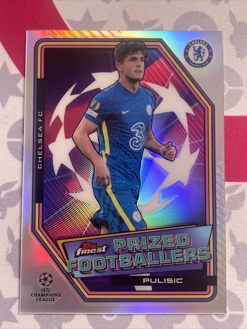 Topps Finest UCL 2021/22 -Christian Pulisic Prized Footballers Insert Chelsea FC